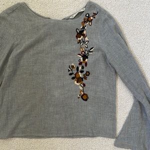 Embroidered Zara Top